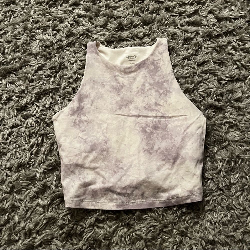 Old navy active high neck tank size small